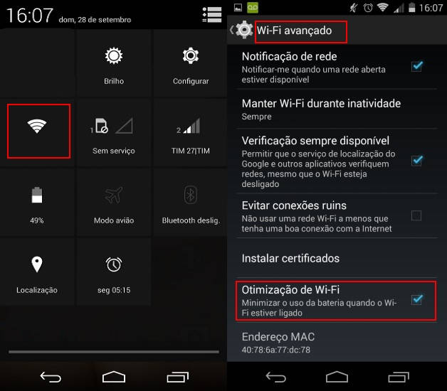 Como economizar a bateria do Motorola Moto G (2014)