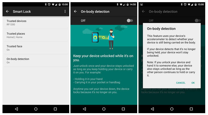 Android Lollipop vai detectar se o seu smartphone está no bolso