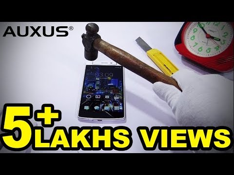 Auxus ONE : Crazy Gorilla Glass 3 Test - Official First Hands On HD Video - iberry