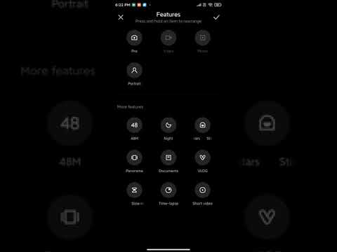 MIUI 12 Camera app gesture support