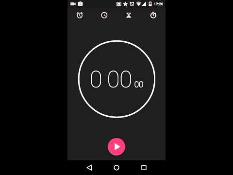 Android 5.1 Clock Animations