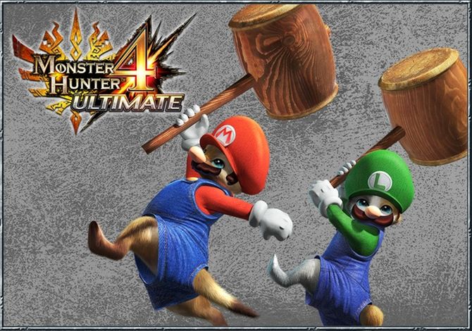 Mario e Luigi Monster Hunter 4