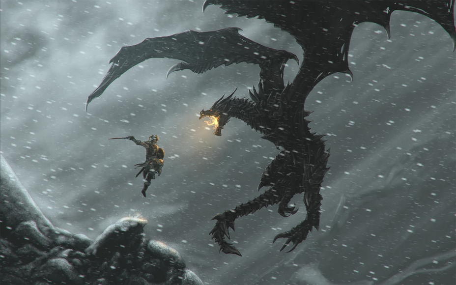 dragonborn vs dragon