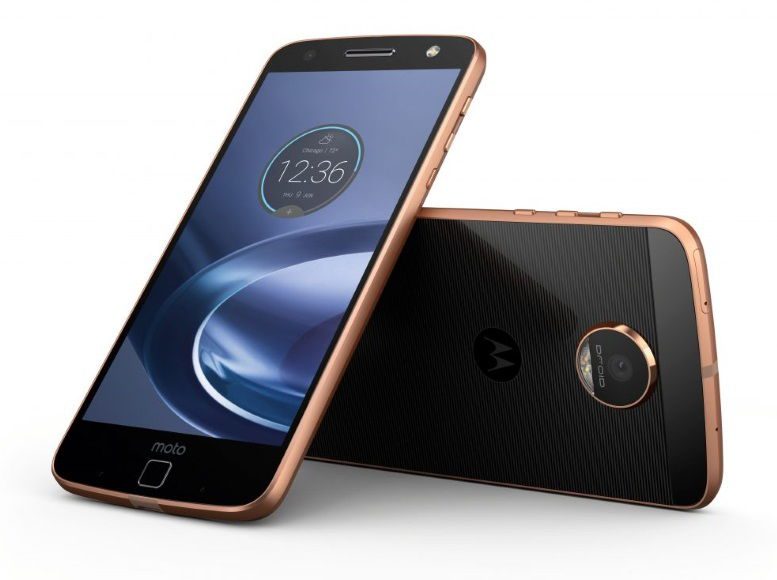 moto z force parte visual