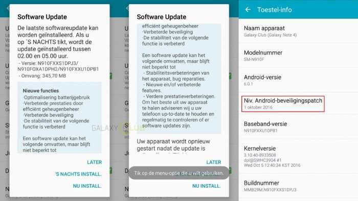 O Galaxy Note 4 está recebendo atualização de sistema que conta com o pacote de segurança de outubro. (Foto: Divulgação/Galaxy Club)