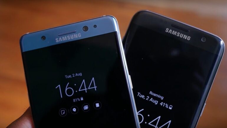 Samsung Galaxy S8 tela