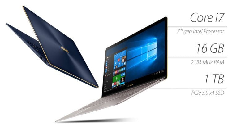 ASUS Zenbook 3 Deluxe specs