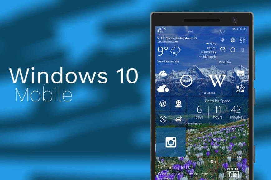 windows 10 mobile atualizacao