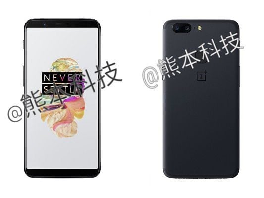 oneplus 5t render