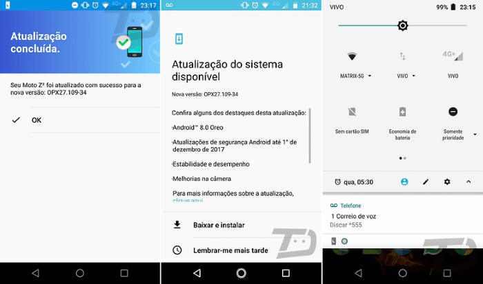 moto z2 force android oreo