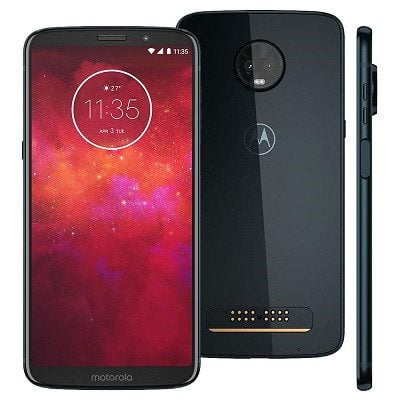 moto z3 play na cor preta em todos os angulos