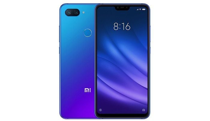 xiaomi mi 8 lite lancamento blue