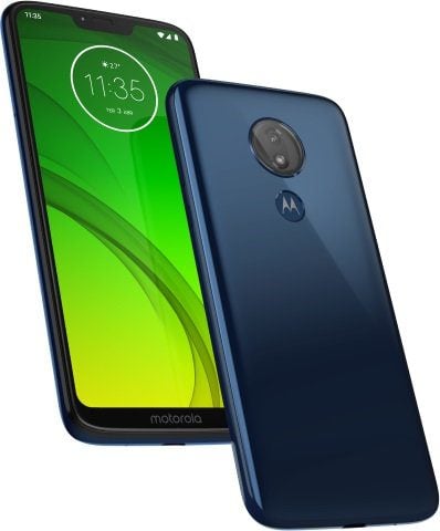 frontal e traseira do moto g7 power