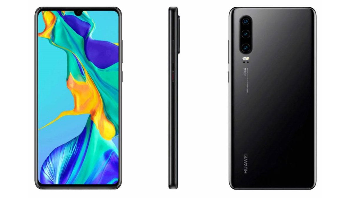 huawei p30 pro renderizacao