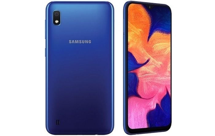 O Galaxy A10 é o modelo mais básico da linha A.