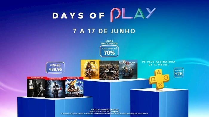 Promoção Days of Play 2019 já começou.