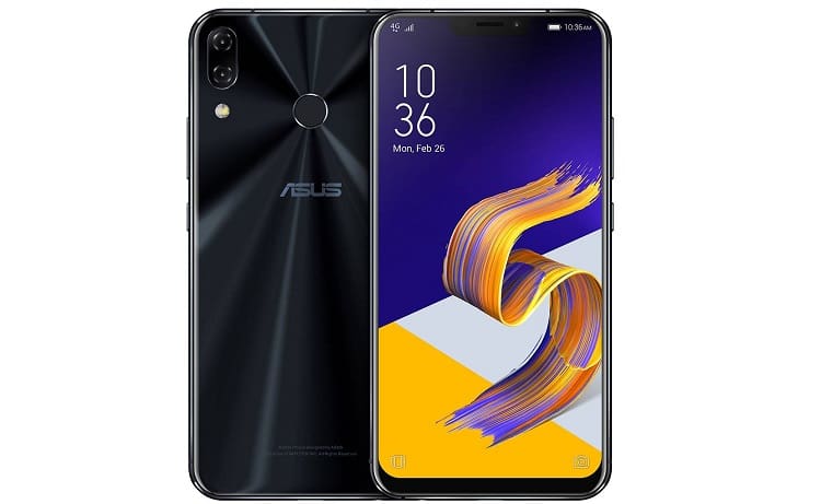 ASUS Zenfone 5Z na cor preta.