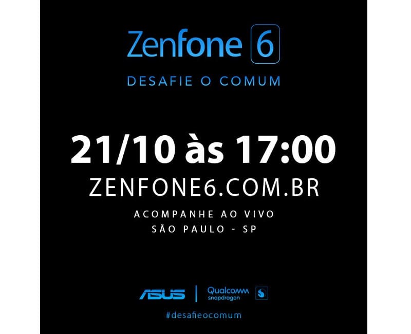 ASUS Zenfone 6 ganha data de lançamento no Brasil.