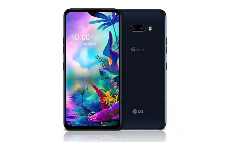 LG G8X ThinQ preto.