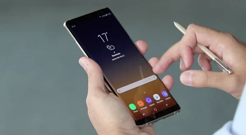 Galaxy Note 8 atualização de setembro 2019.