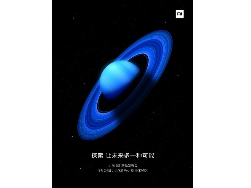 Xiaomi Mi 9 Pro e Mi Mix 4 data oficial de lançamento.