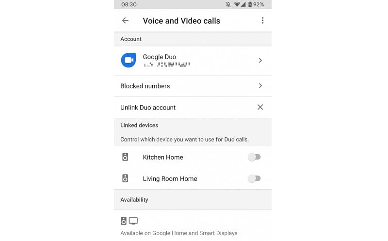 Google Home suporta ligações pelo Google Duo.