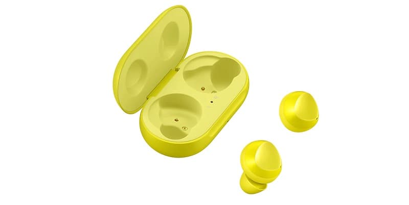 Samsung Galaxy Buds é o sétimo modelo na lista dos dez melhores fones de ouvido Bluetooth com bateria para o dia todo.