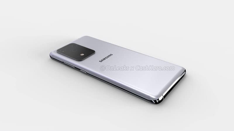 Renderização do Samsung Galaxy S11 Plus.