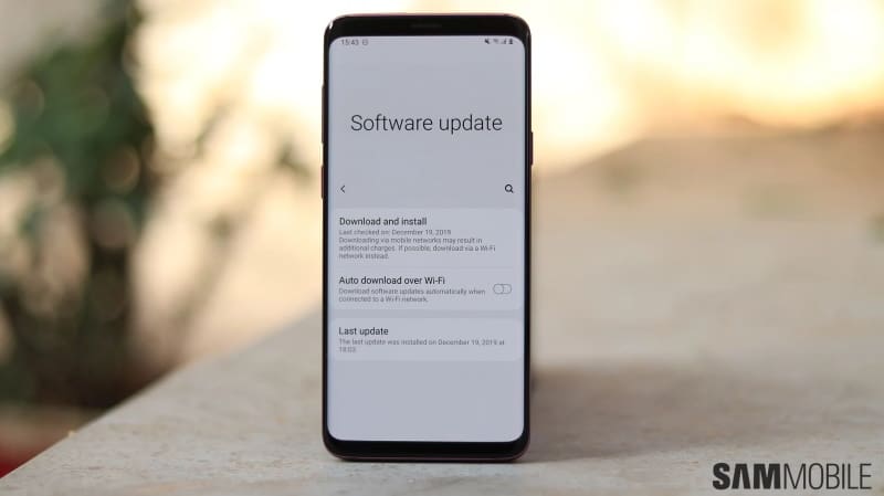 atualizacao do android galaxy s9 e s9 plus