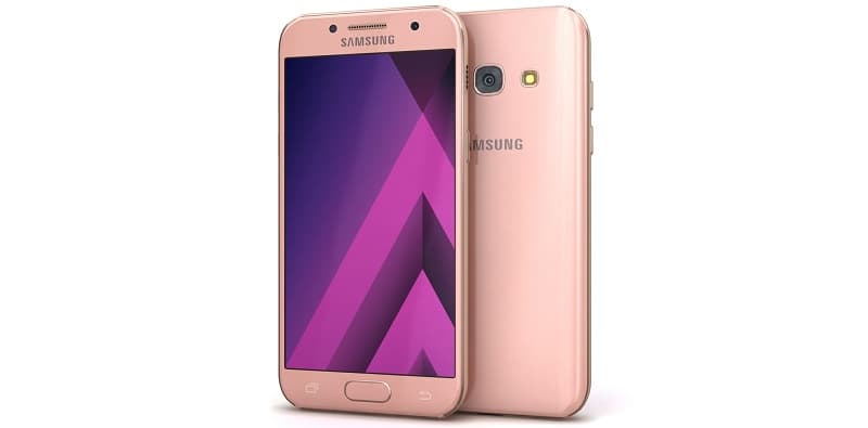 Samsung Galaxy A3 2017 rosa.