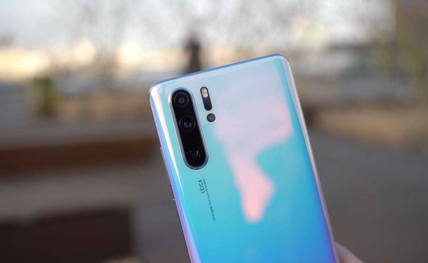 Huawei P30 Pro câmeras traseiras.