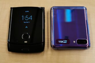 Motorola Razr e Samsung Galaxy Z Flip.