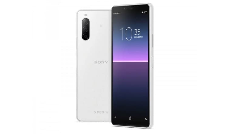 Sony Xperia 10 II branco.