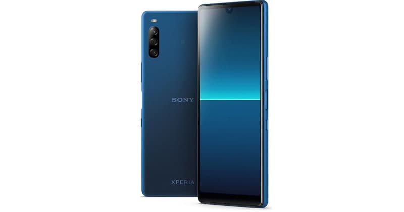 Sony Xperia L4 azul.