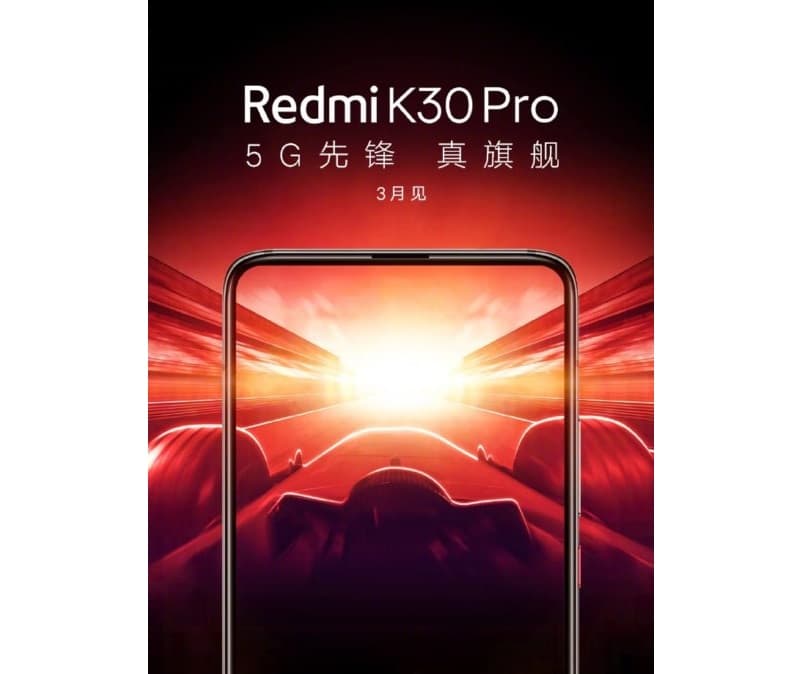 Redmi K30 Pro teaser.