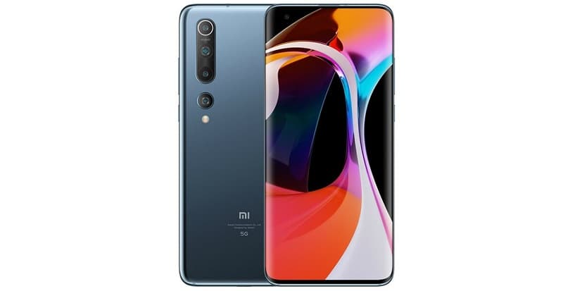 Mi 10 Pro cinza.