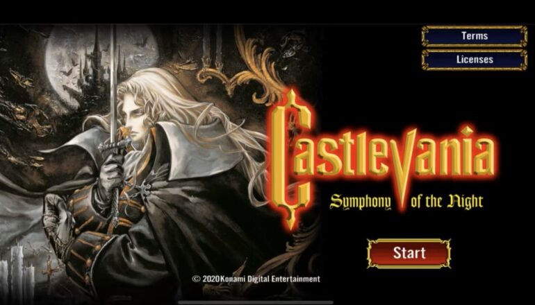 Castlevania Symphony of the Night mobile.
