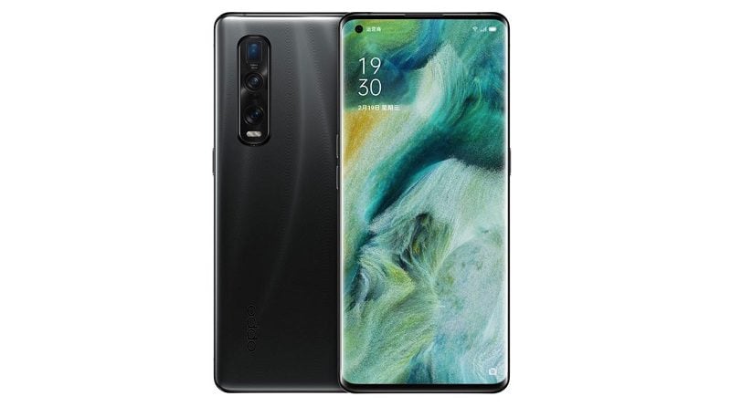 Oppo Find X2 Pro preto.