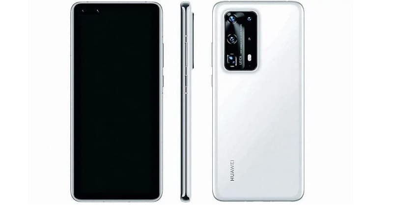 Huawei P40 Pro Premium Edition branco.