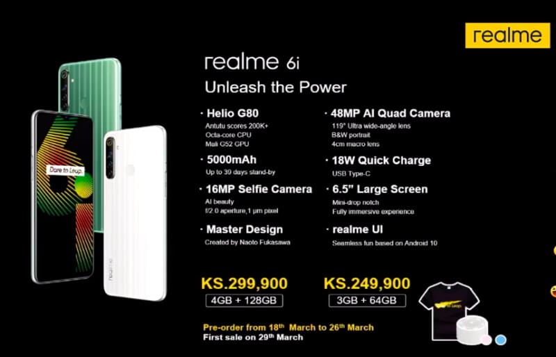 realme 6i ficha tecnica