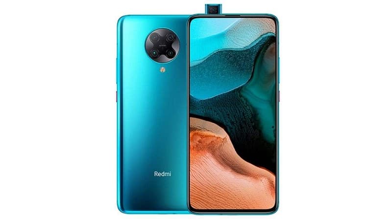 Redmi K30 Pro azul.