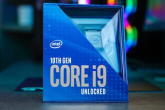 Intel Core i9 décima geração.