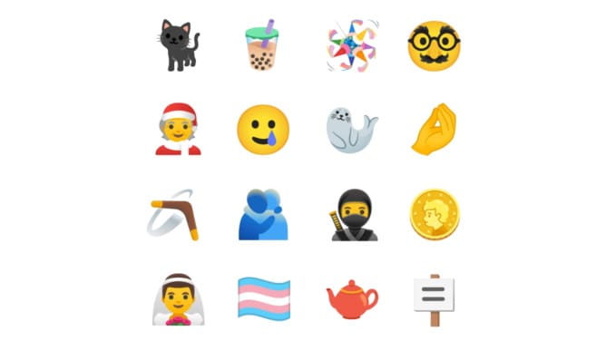novos emojis do android 11