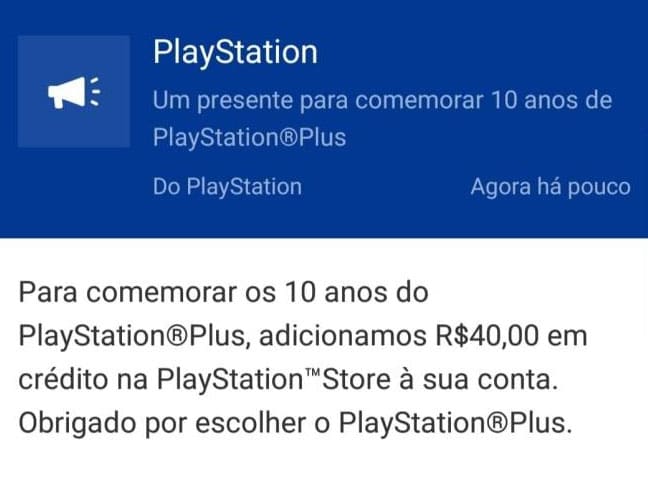 ps plus voucher 40 reais sony