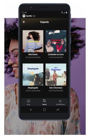 Samsung Galaxy A01 Core Spotify Lite