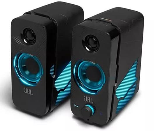 Caixa de som gamer JBL Quantum DUO no Brasil.