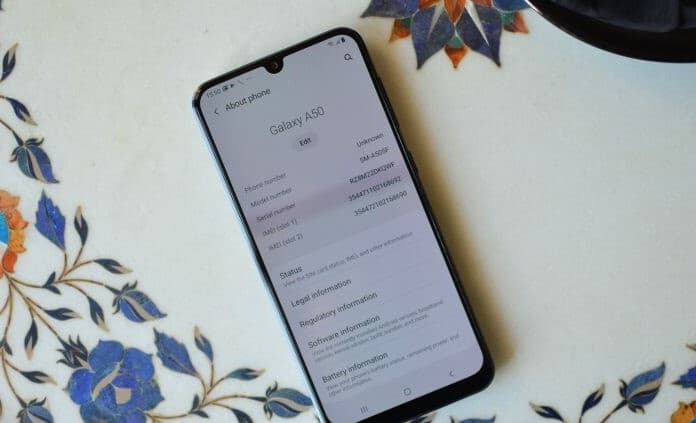 Update Galaxy A50