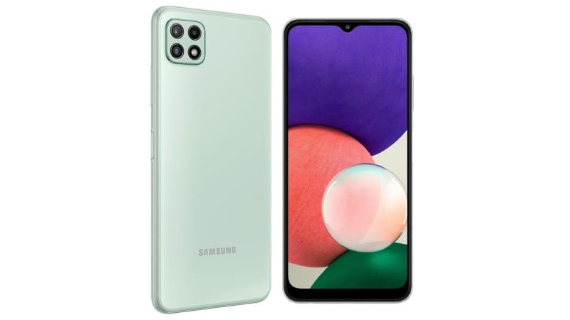 galaxy a22 verde