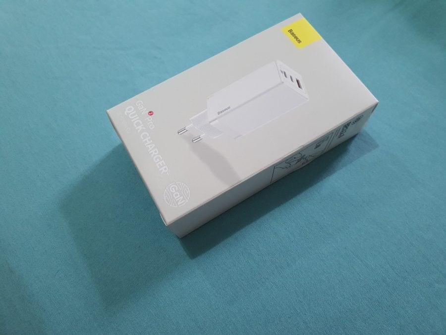 baseus gan2 pro 65w embalagem fechada