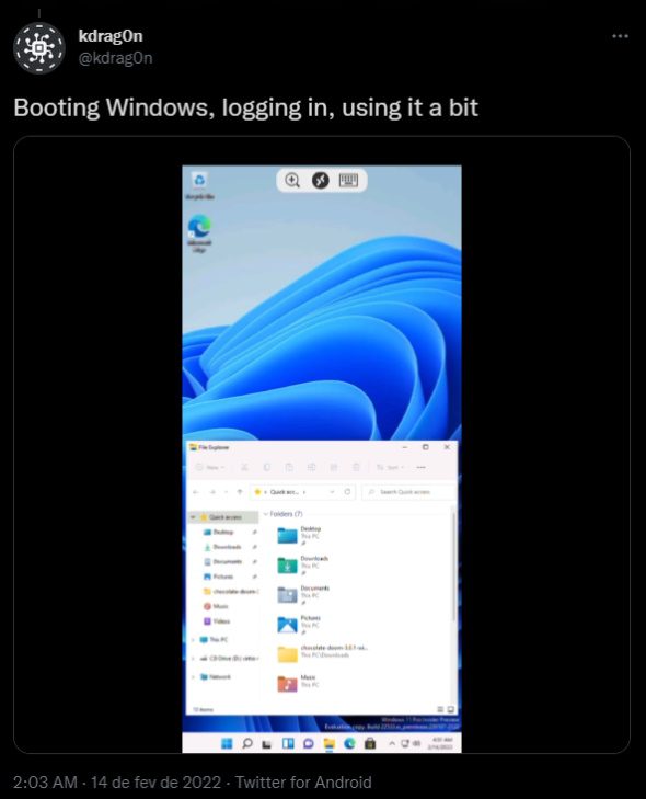 windows 11 no android 13